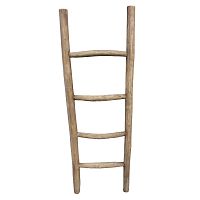 Dekoratívny rebrík z teakového dreva HSM Collection Pank