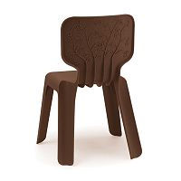 Detská hnedá stolička Magis Alma