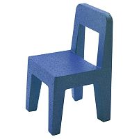 Detská modrá stolička Magis Seggiolina Pop
