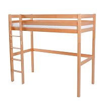 Detská poschodová posteľ z masívneho bukového dreva Mobi furniture Luis, 200 × 90 cm