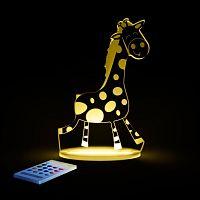 Detské LED nočné svietelko Aloka Giraffe