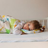 Detský spací vak Bartex Farebné zvieratká, 70 x 165 cm