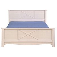 Dvojlôžková posteľ v dekore borovicového dreva s 3 zásuvkami Parisot Auberta, 160 x 200 cm