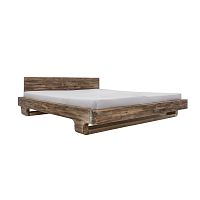 Dvojlôžková posteľ z akáciového dreva Woodking June II., 180 x 200 cm