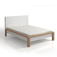 Dvojlôžková posteľ z borovicového dreva SKANDICA InBig, 140 × 200 cm