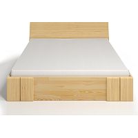 Dvojlôžková posteľ z borovicového dreva so zásuvkou SKANDICA Vestre Maxi, 180 × 200 cm