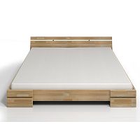 Dvojlôžková posteľ z bukového dreva SKANDICA Sparta, 200 × 200 cm