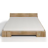 Dvojlôžková posteľ z bukového dreva SKANDICA Vestre, 160 × 200 cm