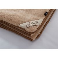 Hnedá deka z merino vlny Royal Dream, 140 × 200 cm