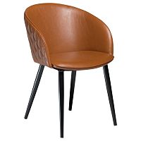 Hnedá koženková stolička DAN-FORM Denmark Dual