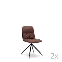 Hnedá stolička Design Twist Galena