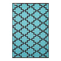 Hnedo-modrý obojstranný vonkajší koberec Green Decore Solitude, 120 × 180 cm