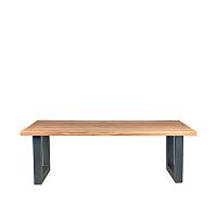 Jedálenská stôl s doskou z akáciového dreva LABEL51 Milaan, 220 × 95 cm