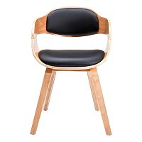 Jedálenská stolička so svetlou drevenou podnožou Kare Design Costa