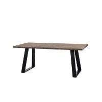 Jedálenský stôl s doskou z dubového dreva Custom Form Hofer, 180 × 90 cm