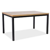 Jedálenský stôl s konštrukciou z lakovanej ocele Signal Normano, dĺžka 180 cm