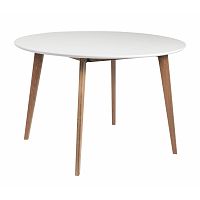 Jedálenský stôl s podnožou z dubového dreva Folke Arild, ⌀ 115 cm