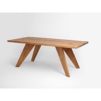 Jedálenský stôl z dubového dreva Custom Form Alano, 200 × 100 cm
