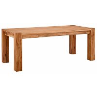 Jedálenský stôl z masívneho dubového dreva Støraa Matrix, 90 × 200 cm