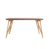 Jedálenský stôl z masívneho jaseňového dreva Charlie Pommier Triangle, 120 x 80 cm
