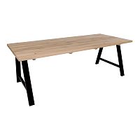 Jedálenský stôl zo svetlého dubového dreva House Nordic Avignon, dĺžka 220 cm