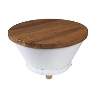 Konferenčný stolík s doskou z teakového dreva HSM collection Bucket
