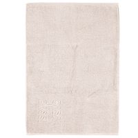Krémová bavlnená kúpeľňová predložka Casa Di Bassi Basic, 50 × 70 cm
