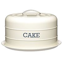Krémová plechová dóza na koláč Kitchen Craft Cake