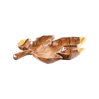 Miska z teakového dreva Massive Home Leaf