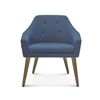 Modrá jedálenská stolička Fameg Bendt