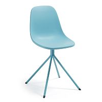 Modrá jedálenská stolička La Forma Mint