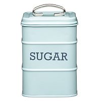 Modrá plechová dóza na cukor Kitchen Craft Sugar