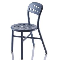 Modrá stolička Magis Pipe