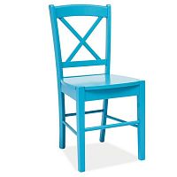 Modrá stolička Signal Rachel