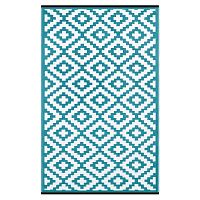 Modro-biely obojstranný vonkajší koberec Green Decore Classo, 120 × 180 cm