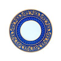 Modro-biely porcelánový tanier Vivas Royal, Ø 28 cm