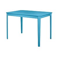Modrý jedálenský stôl Støraa Trento, 76 × 110 cm