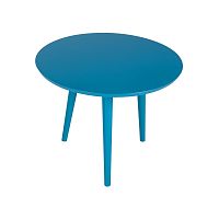 Modrý príručný stolík Durbas Style Tweet
