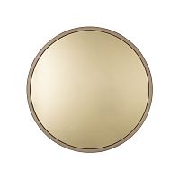 Nástenné zrkadlo v zlatej farbe Zuiver Bandit, Ø 60 cm