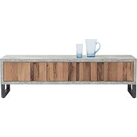 Nízka komoda/TV stolík z dubového dreva Kare Design Seattle