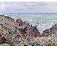 Obraz Claude Monet - Cabin of the Customs Watch, 50x40 cm