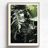 Obraz v drevenom ráme HF Living Baracoa, 50 × 70 cm