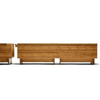 Oceľový spojovací diel k lavici z bambusu Moso We Do Wood Correlations
