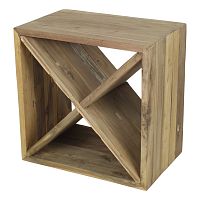 Odkladací stolík z recyklovaného teakového dreva HSM Collection Rack
