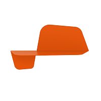 Oranžová nástenná polica MEME Design Flap, dĺžka 60 cm