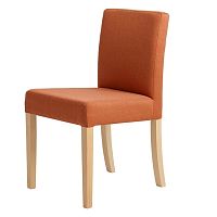 Oranžová stolička s prírodnými nohami Custom Form Wilton
