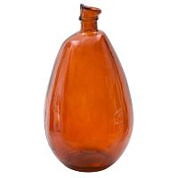 Oranžová váza z recyklovaného skla Mauro Ferretti Put, výška 47 cm
