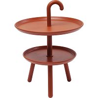 Oranžový odkladací stolík Kare Design Jacky, ⌀ 42 cm