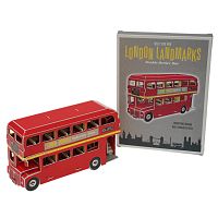 Papierová skladačka londýnskeho autobusu Rex London Routemaster