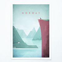 Plagát Travelposter Norway, A2